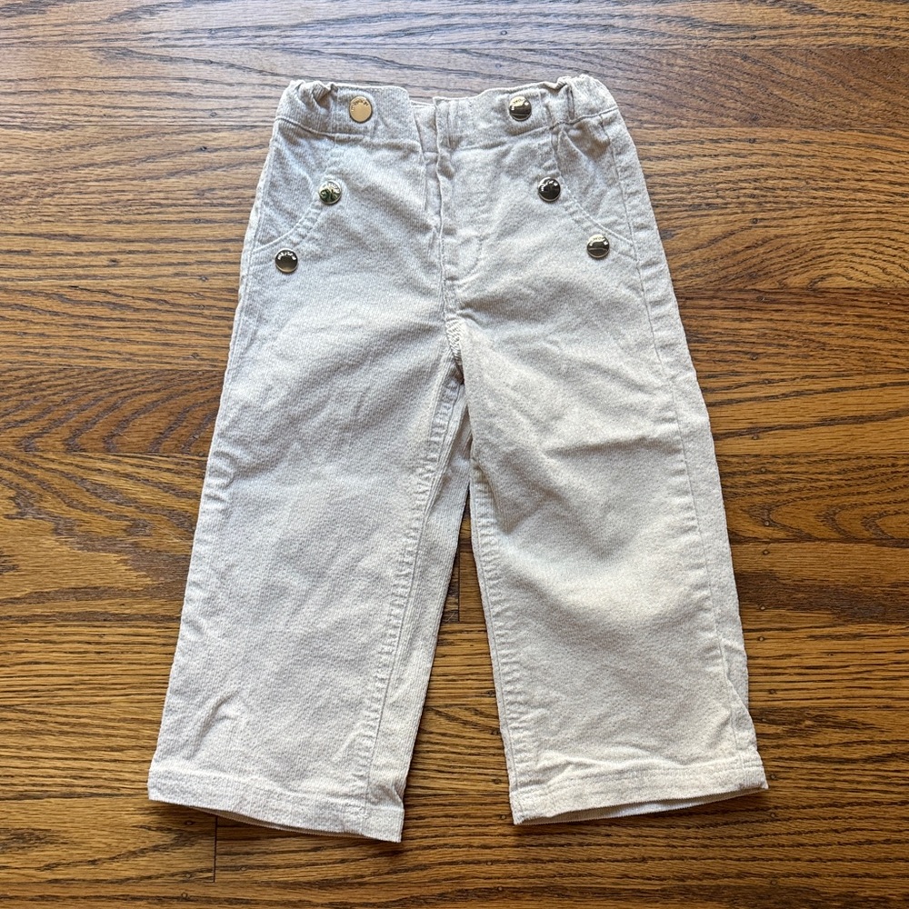 Mayoral Toddler Cream Corduroy  Pants